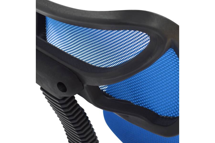 ΚΑΡΕΚΛΑ ΓΡΑΦΕΙΟΥ AKHILA HM1026.06 ΜΠΛΕ ΥΦΑΣΜΑ MESH 40,5x50,5x91,5 εκ.