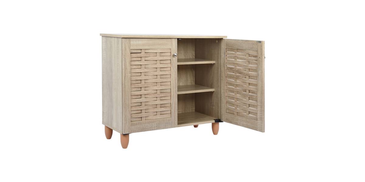 ΠΑΠΟΥΤΣΟΘΗΚΗ-ΝΤΟΥΛΑΠΙ ΞΥΛΙΝΗ CASSIOPE HM2208.02 SONAMA 77Χ34Χ67.5Υεκ.