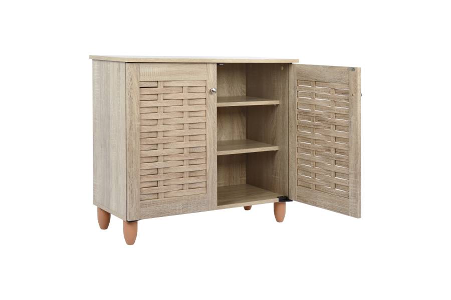 ΠΑΠΟΥΤΣΟΘΗΚΗ-ΝΤΟΥΛΑΠΙ ΞΥΛΙΝΗ CASSIOPE HM2208.02 SONAMA 77Χ34Χ67.5Υεκ.