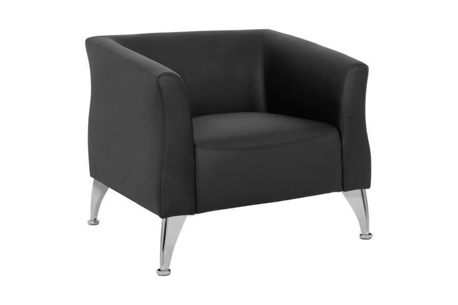 ΠΟΛΥΘΡΟΝΑ KIANA HM3122.11 ΜΕ ΜΑΥΡΟ PU 80x75x71 εκ.