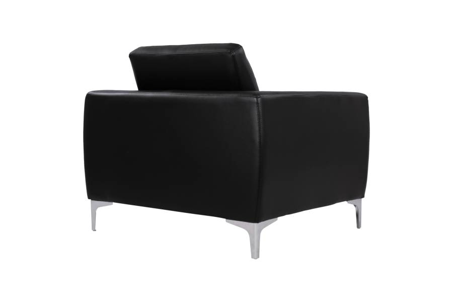 ΠΟΛΥΘΡΟΝΑ KENZIE HM3121.11 ΜΕ ΜΑΥΡΟ PU 89x81x81 εκ.