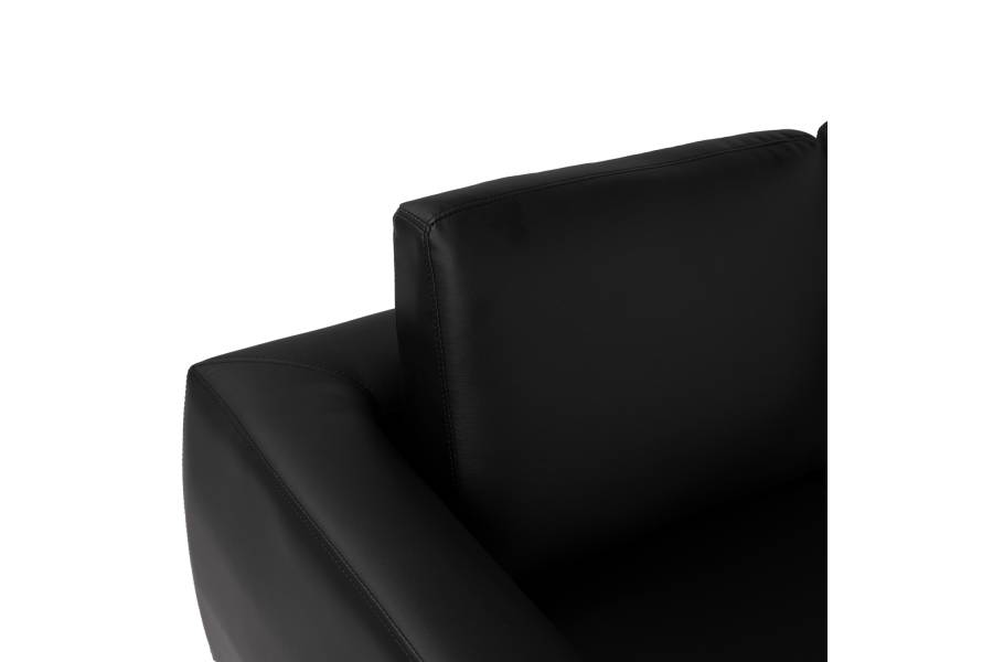 ΠΟΛΥΘΡΟΝΑ KENZIE HM3121.11 ΜΕ ΜΑΥΡΟ PU 89x81x81 εκ.