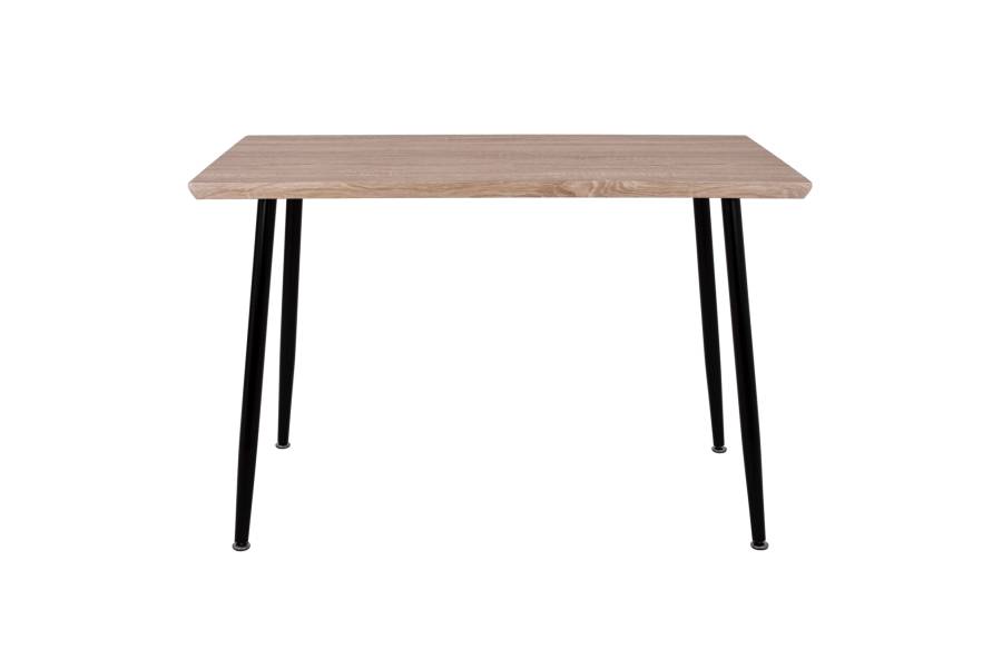 ΤΡΑΠΕΖΙ ΤΡΑΠΕΖΑΡΙΑΣ PALOMA HM8334.01, 120X70Χ76,5 SONΟMA, ΜΑΥΡΑ ΠΟΔΙΑ