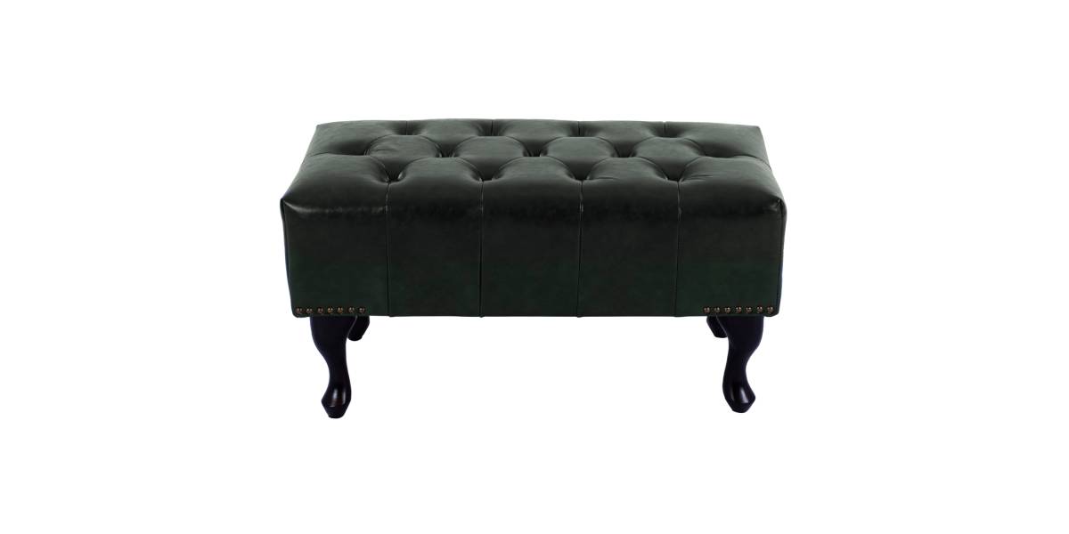 ΤΑΜΠΟΥΡΕ ΥΠΟΠΟΔΙΟ T.CHESTERFIELD EMMA HM226.08 PU ΚΥΠΑΡΙΣΣΙ-ΜΑΥΡΑ ΠΟΔΙΑ 80x45x39Yεκ.