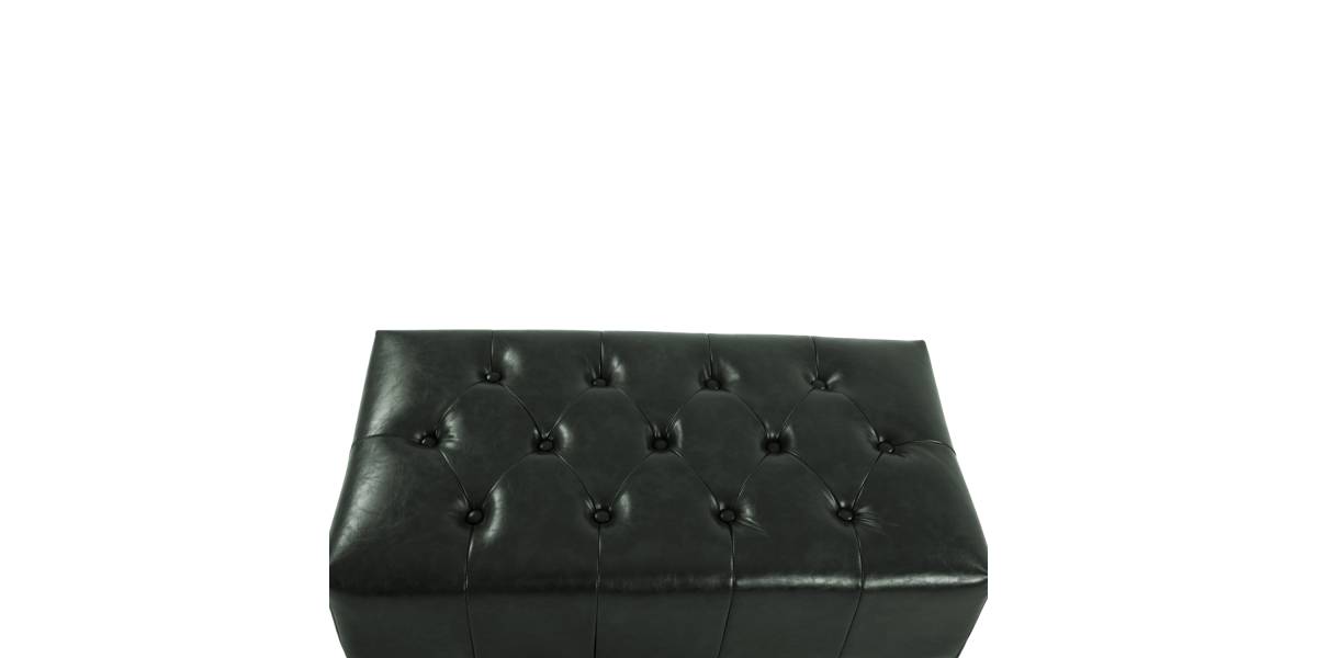 ΤΑΜΠΟΥΡΕ ΥΠΟΠΟΔΙΟ T.CHESTERFIELD EMMA HM226.08 PU ΚΥΠΑΡΙΣΣΙ-ΜΑΥΡΑ ΠΟΔΙΑ 80x45x39Yεκ.