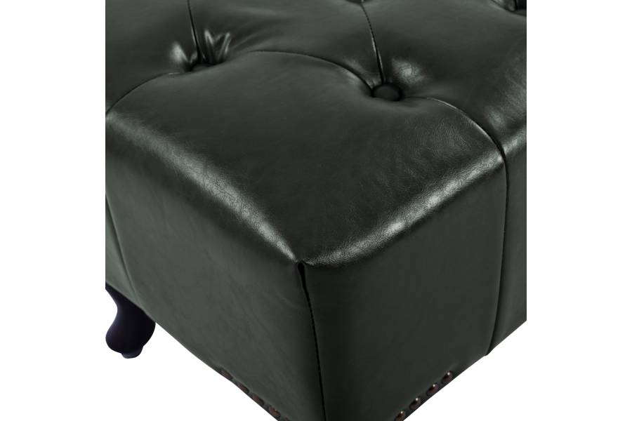 ΤΑΜΠΟΥΡΕ ΥΠΟΠΟΔΙΟ T.CHESTERFIELD EMMA HM226.08 PU ΚΥΠΑΡΙΣΣΙ-ΜΑΥΡΑ ΠΟΔΙΑ 80x45x39Yεκ.