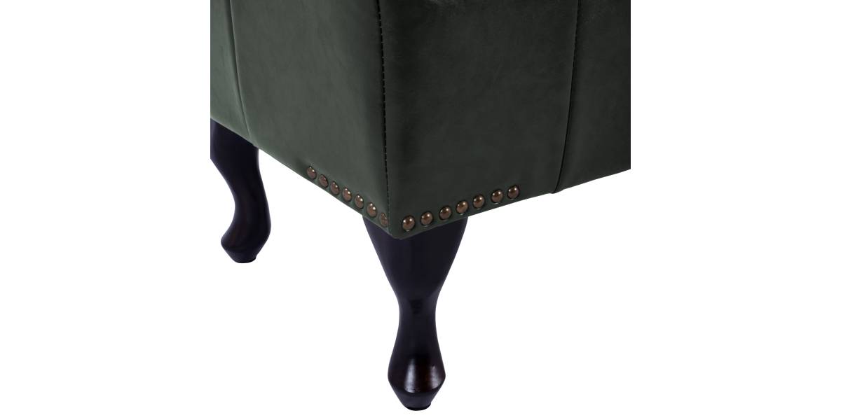 ΤΑΜΠΟΥΡΕ ΥΠΟΠΟΔΙΟ T.CHESTERFIELD EMMA HM226.08 PU ΚΥΠΑΡΙΣΣΙ-ΜΑΥΡΑ ΠΟΔΙΑ 80x45x39Yεκ.