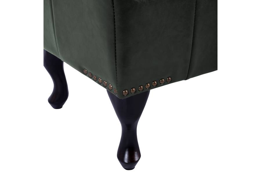 ΤΑΜΠΟΥΡΕ ΥΠΟΠΟΔΙΟ T.CHESTERFIELD EMMA HM226.08 PU ΚΥΠΑΡΙΣΣΙ-ΜΑΥΡΑ ΠΟΔΙΑ 80x45x39Yεκ.