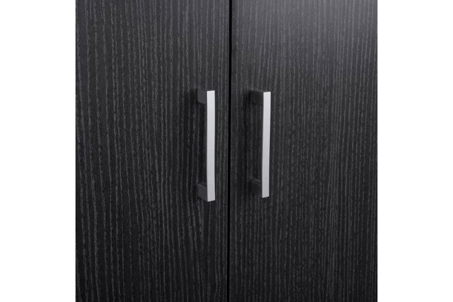 ΠΑΠΟΥΤΣΟΘΗΚΗ ΞΥΛΙΝΗ DAYANNA ΜΕ 6 ΡΑΦΙΑ 60X43X180.5εκ. ZEBRANO HM2379.01