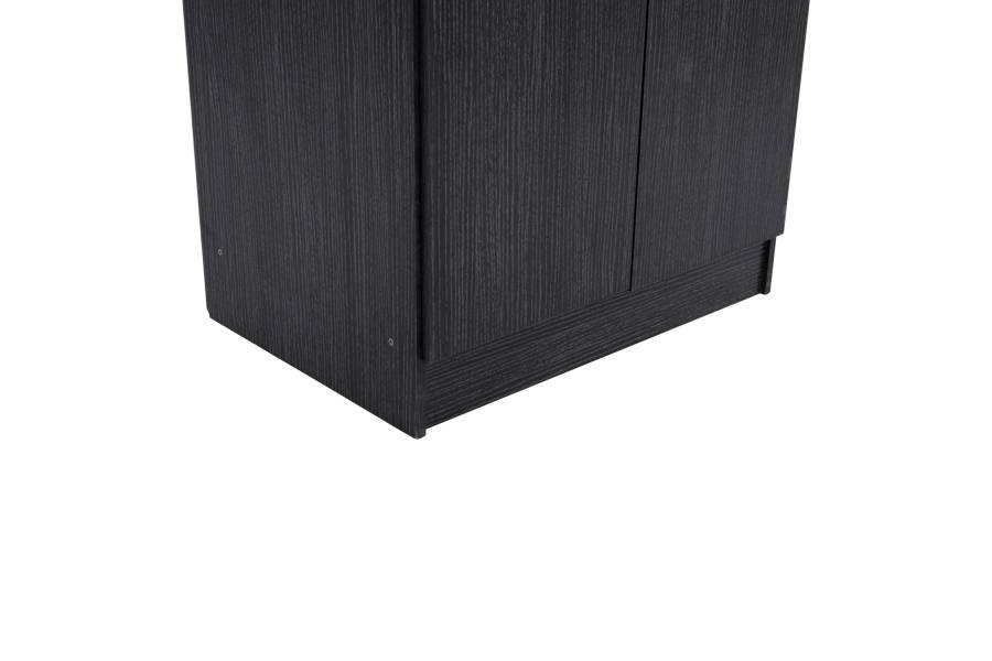 ΠΑΠΟΥΤΣΟΘΗΚΗ ΞΥΛΙΝΗ DAYANNA ΜΕ 6 ΡΑΦΙΑ 60X43X180.5εκ. ZEBRANO HM2379.01