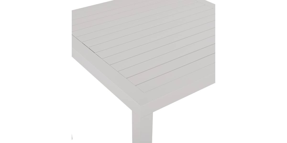 ΤΡΑΠΕΖΙ ΑΛΟΥΜΙΝΙΟΥ SAHIRA ΣΕ ΛΕΥΚΗ ΑΠΟΧΡΩΣΗ 120Χ80X75,5Υεκ. HM5570.01