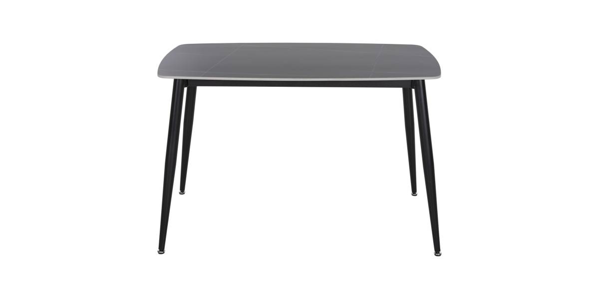 ΤΡΑΠΕΖΙ RAVEN HM9854.02 ΚΕΡΑΜΙΚΟ TOP ΜΑΥΡΟ ΜΑΡΜΑΡΟ-ΜΑΥΡΟ ΜΕΤΑΛΛΟ 120x70x73Υεκ.