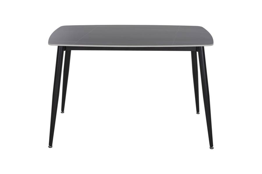 ΤΡΑΠΕΖΙ RAVEN HM9854.02 ΚΕΡΑΜΙΚΟ TOP ΜΑΥΡΟ ΜΑΡΜΑΡΟ-ΜΑΥΡΟ ΜΕΤΑΛΛΟ 120x70x73Υεκ.