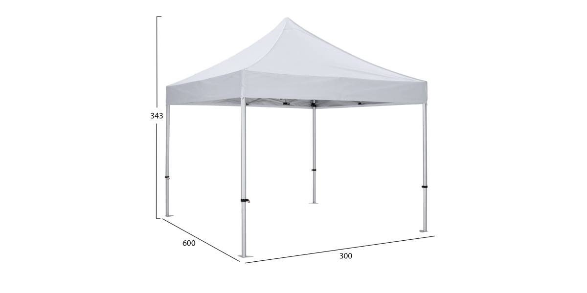 GAZEBO MATTHEW-AL HM6313 ΠΤΥΣΣΟΜ.-ΕΠΑΓΓΕΛΜΑΤΙΚΗ ΧΡΗΣΗ-ΣΚΕΛΕΤΟΣ ΑΛΟΥΜ.ΑΣΗΜΙ-ΛΕΥΚΟ ΥΦΑΣΜΑ 3x3x3,43Yμ