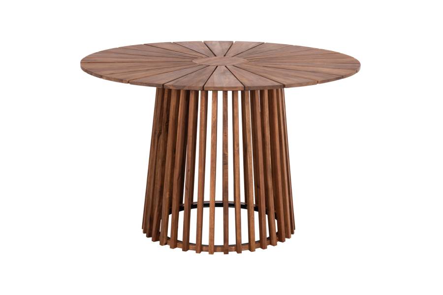 ΤΡΑΠΕΖΙ ΤΡΑΠΕΖΑΡΙΑΣ ΕΞ.ΧΩΡΟΥ CRISTOBAL HM6234 ΞΥΛΟ ΑΚΑΚΙΑΣ-ΜΕΤΑΛΛΟ Φ120x76Υεκ