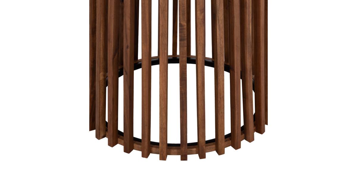 ΤΡΑΠΕΖΙ ΤΡΑΠΕΖΑΡΙΑΣ ΕΞ.ΧΩΡΟΥ CRISTOBAL HM6234 ΞΥΛΟ ΑΚΑΚΙΑΣ-ΜΕΤΑΛΛΟ Φ120x76Υεκ