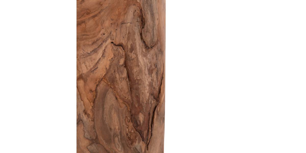 ΒΟΗΘΗΤΙΚΟ ΤΡΑΠΕΖΑΚΙ/ΣΚΑΜΠΟ TRONCO HM9374.21 ΞΥΛΟ TEAK--ΦΥΣΙΚΟ Φ30x45Υεκ.