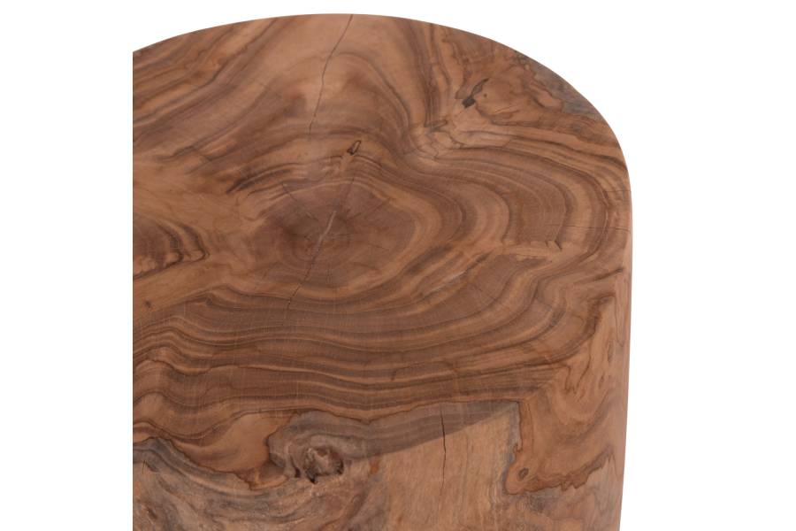 ΒΟΗΘΗΤΙΚΟ ΤΡΑΠΕΖΑΚΙ/ΣΚΑΜΠΟ TRONCO HM9374.21 ΞΥΛΟ TEAK--ΦΥΣΙΚΟ Φ30x45Υεκ.