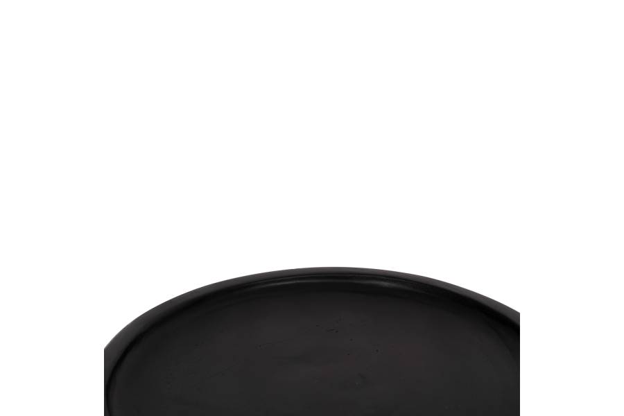 ΤΡΑΠΕΖΙ ΒΟΗΘΗΤΙΚΟ LOKI HM9899.12 ΜΑΣΙΦ ΞΥΛΟ SUAR ΣΕ ΜΑΥΡΟ Φ30x50Υεκ.