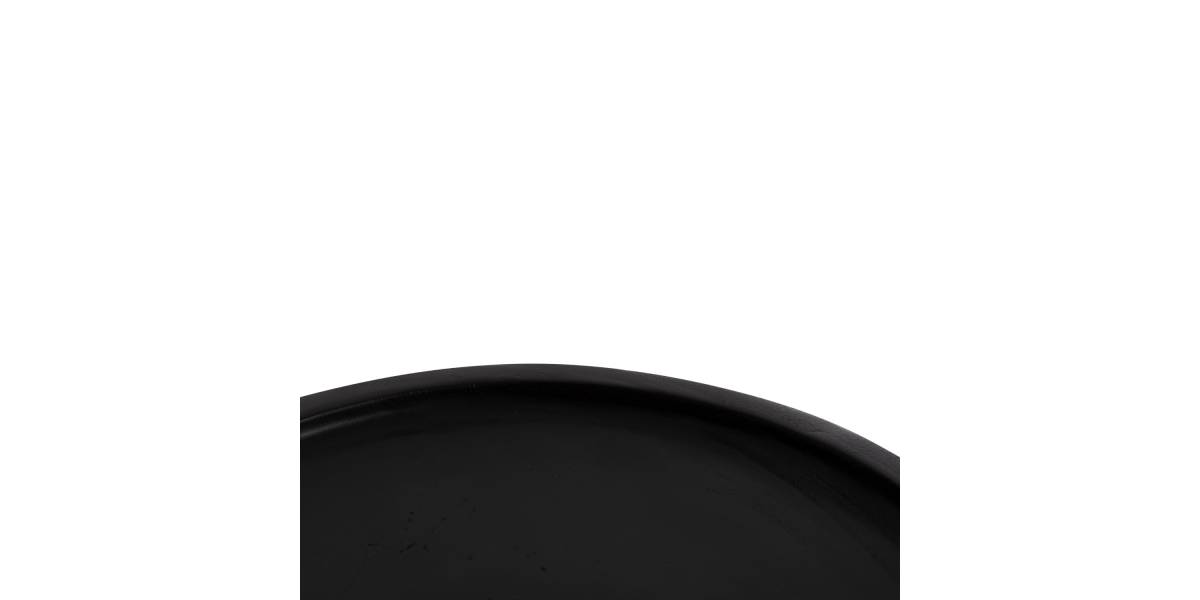 ΤΡΑΠΕΖΙ ΒΟΗΘΗΤΙΚΟ LOKI HM9899.12 ΜΑΣΙΦ ΞΥΛΟ SUAR ΣΕ ΜΑΥΡΟ Φ30x50Υεκ.