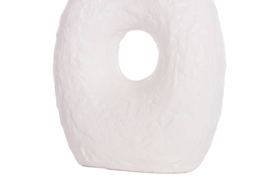 ΕΠΙΤΡΑΠΕΖΙΟ ΔΙΑΚΟΣΜΗΤΙΚΟ ΒΑΖΟ NAMENTIS HM4665.02L ΛΕΥΚΗ ΤΕΡΑΚΟΤΑ--27x13.5x37Υεκ