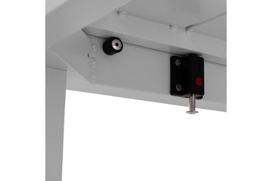 ΣΕΤ ΤΡΑΠΕΖΑΡΙΑΣ ΕΞ.ΧΩΡΟΥ KRUM HM21147 ΤΡΑΠΕΖΙ ΜΕ 6 ΠΟΛΥΘΡΟΝΕΣ--ΛΕΥΚΟ ΑΛΟΥΜΙΝΙΟ