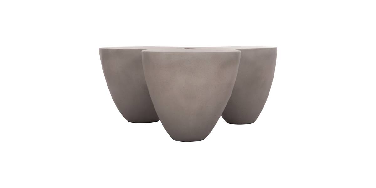 ΤΡΑΠΕΖΙ ΣΑΛΟΝΙΟΥ SALLEN HM18161.03 FIBER CEMENT ΣΕ ΓΚΡΙ--108x94x38,5Υεκ.