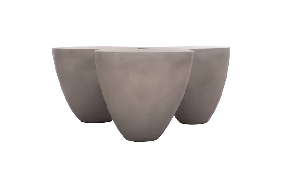 ΤΡΑΠΕΖΙ ΣΑΛΟΝΙΟΥ SALLEN HM18161.03 FIBER CEMENT ΣΕ ΓΚΡΙ--108x94x38,5Υεκ.