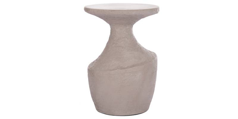 ΤΡΑΠΕΖΙ ΒΟΗΘΗΤΙΚΟ REBON HM18156.03L FIBER CEMENT ΣΕ ΓΚΡΙ--Φ40x56.5Υεκ.