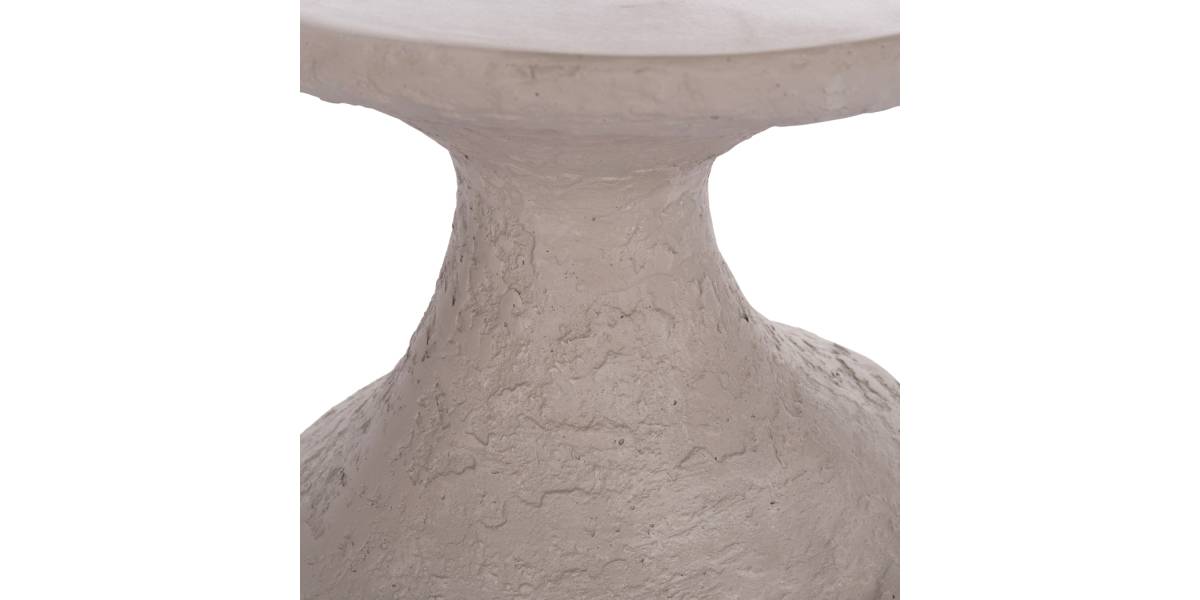 ΤΡΑΠΕΖΙ ΒΟΗΘΗΤΙΚΟ REBON HM18156.03L FIBER CEMENT ΣΕ ΓΚΡΙ--Φ40x56.5Υεκ.
