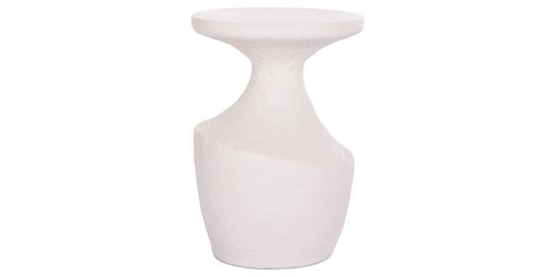 ΤΡΑΠΕΖΙ ΒΟΗΘΗΤΙΚΟ REBON HM18156.02L FIBER CEMENT ΣΕ ΛΕΥΚΟ--Φ40x56.5Υεκ.