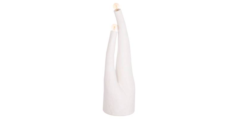 ΔΙΑΚΟΣΜΗΤΙΚΟ ΦΩΤΙΣΤΙΚΟ ΔΑΠΕΔΟΥ TUSKEN HM4702.02 FIBER CEMENT-ΛΕΥΚΟ 50x43x145Υεκ