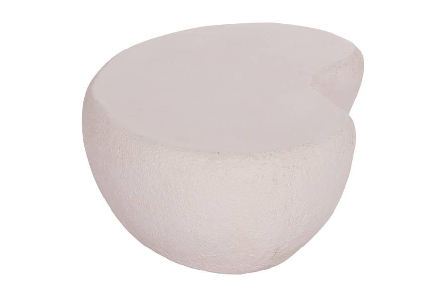 ΤΡΑΠΕΖΙ ΣΑΛΟΝΙΟΥ GERSON HM18151.02L FIBER CEMENT ΣΕ ΛΕΥΚΟ--122x78,5x40Υεκ.