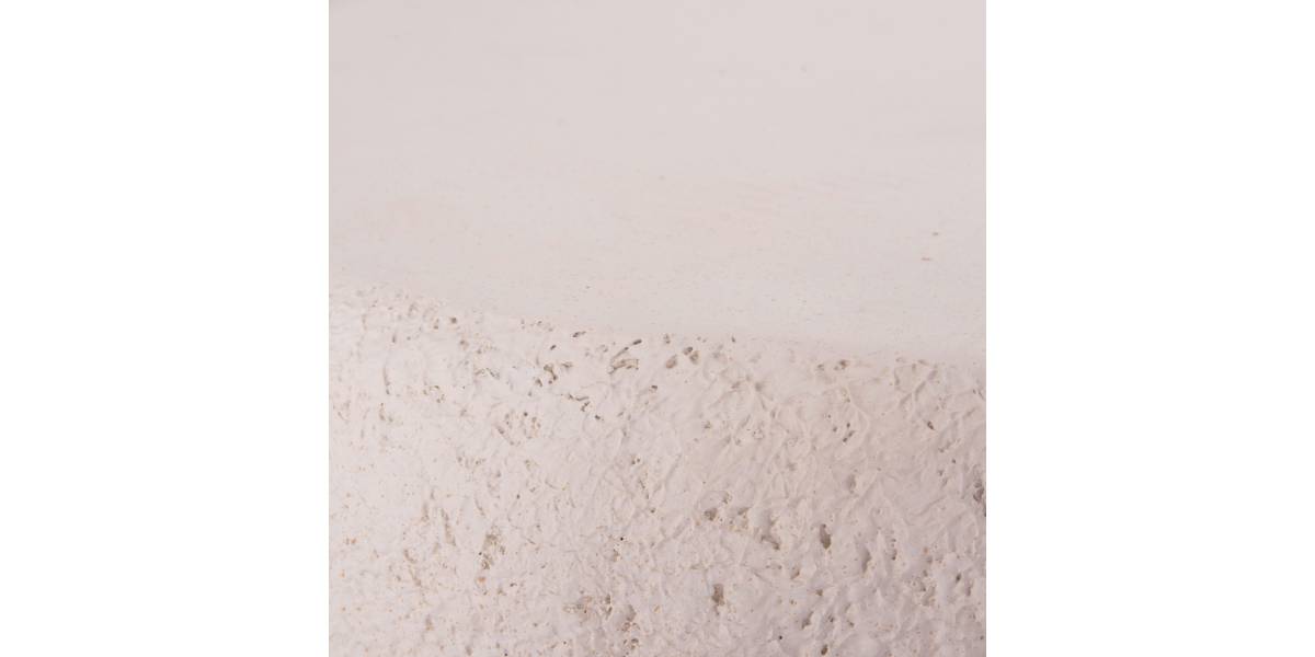 ΤΡΑΠΕΖΙ ΣΑΛΟΝΙΟΥ GERSON HM18151.02L FIBER CEMENT ΣΕ ΛΕΥΚΟ--122x78,5x40Υεκ.