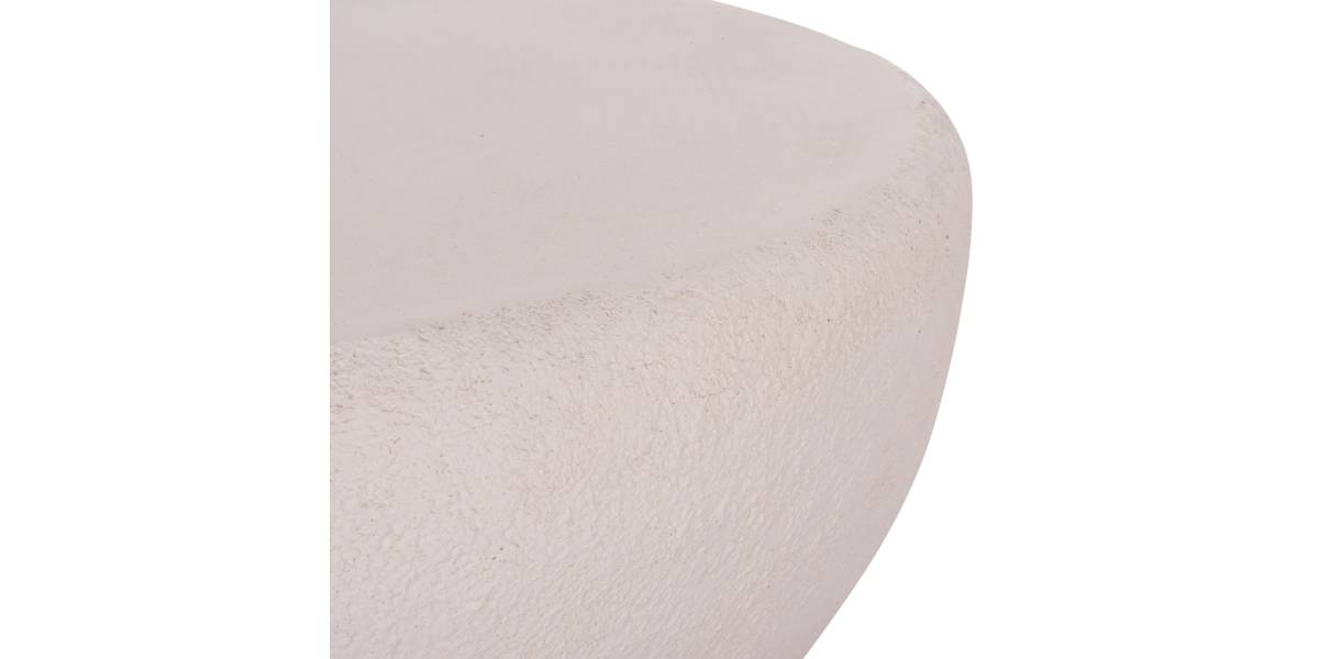 ΤΡΑΠΕΖΙ ΣΑΛΟΝΙΟΥ GERSON HM18151.02L FIBER CEMENT ΣΕ ΛΕΥΚΟ--122x78,5x40Υεκ.