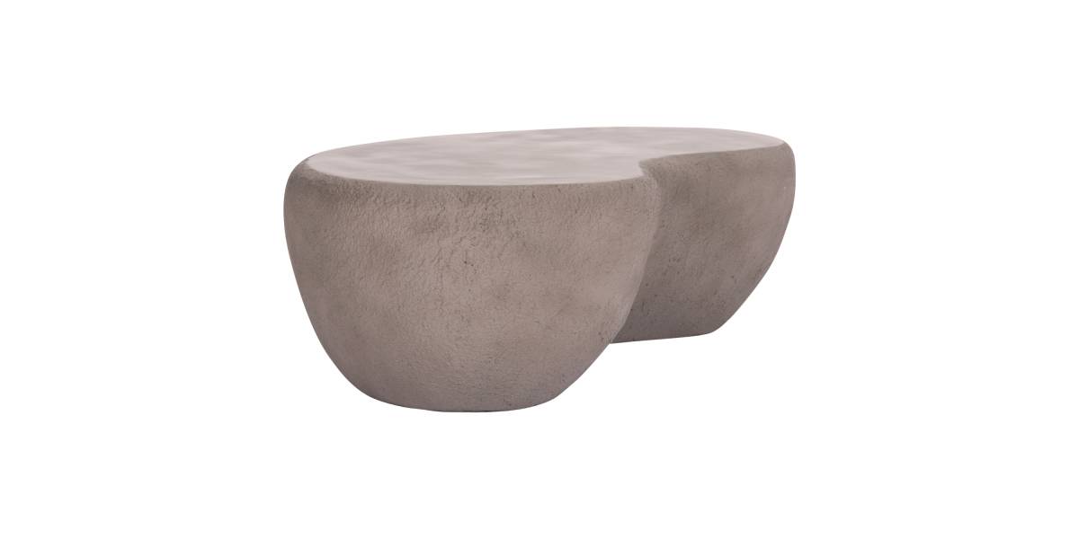 ΤΡΑΠΕΖΙ ΣΑΛΟΝΙΟΥ GERSON HM18151.03S FIBER CEMENT ΣΕ ΓΚΡΙ--104x72x40Υεκ.