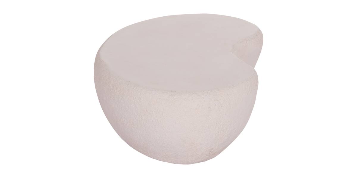 ΤΡΑΠΕΖΙ ΣΑΛΟΝΙΟΥ GERSON HM18151.02S FIBER CEMENT ΣΕ ΛΕΥΚΟ--104x72x40Υεκ.
