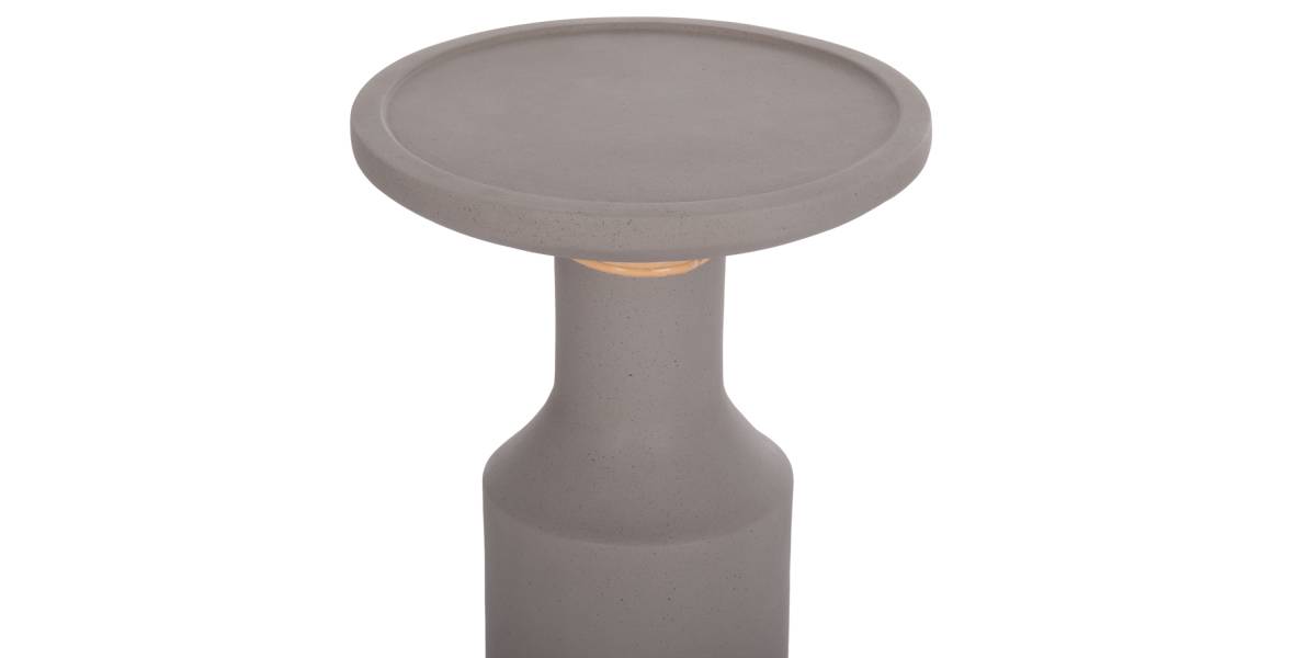 ΒΟΗΘΗΤΙΚΟ ΤΡΑΠΕΖΙ TRED(T) HM18169.03 FIBER CEMENT ΓΚΡΙ-ΦΥΣΙΚΟ RATTAN--Φ40x61Υεκ.
