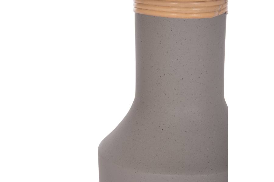 ΒΟΗΘΗΤΙΚΟ ΤΡΑΠΕΖΙ TRED(T) HM18169.03 FIBER CEMENT ΓΚΡΙ-ΦΥΣΙΚΟ RATTAN--Φ40x61Υεκ.