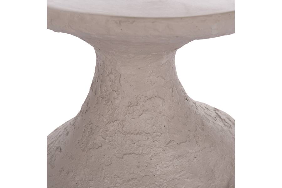 ΣΕΤ ΒΟΗΘΗΤΙΚΑ ΤΡΑΠΕΖΙΑ REBON 2ΤΜΧ HM21137.03 FIBER CEMENT ΣΕ ΓΚΡΙ--Φ40εκ & Φ27,5εκ