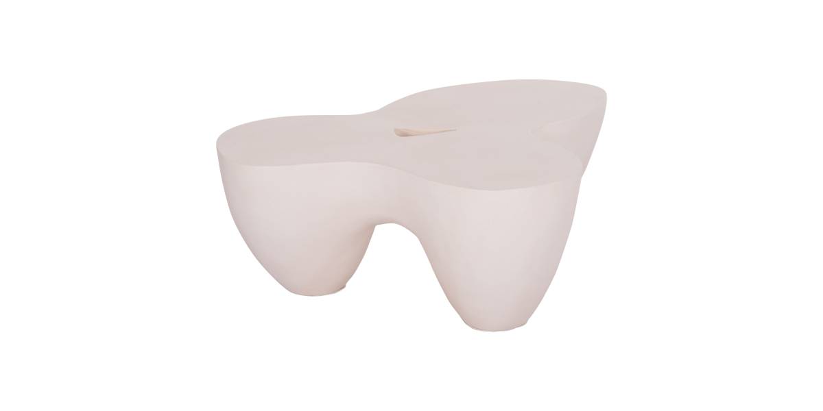 ΤΡΑΠΕΖΙ ΣΑΛΟΝΙΟΥ SALLEN HM18161.02 FIBER CEMENT ΣΕ ΛΕΥΚΟ--108x94x38,5Υεκ.