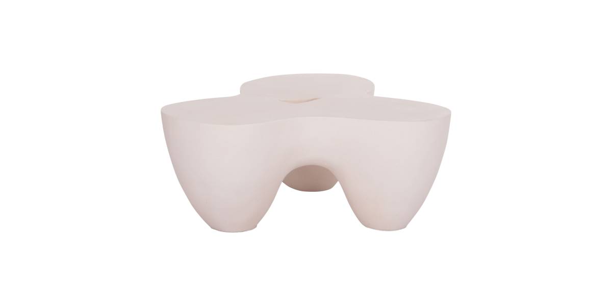 ΤΡΑΠΕΖΙ ΣΑΛΟΝΙΟΥ SALLEN HM18161.02 FIBER CEMENT ΣΕ ΛΕΥΚΟ--108x94x38,5Υεκ.