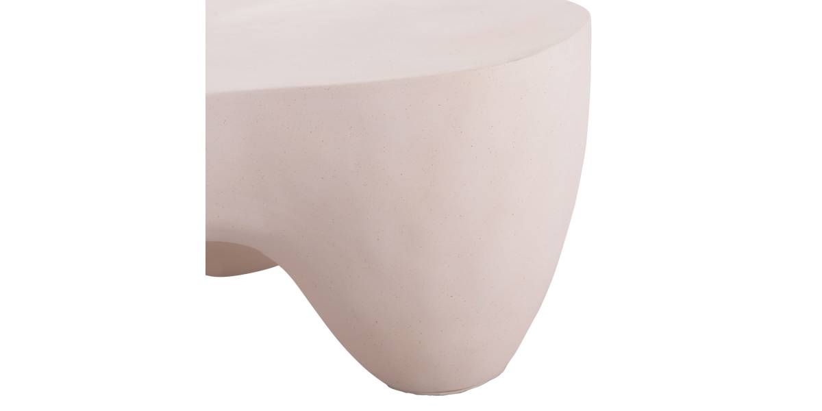 ΤΡΑΠΕΖΙ ΣΑΛΟΝΙΟΥ SALLEN HM18161.02 FIBER CEMENT ΣΕ ΛΕΥΚΟ--108x94x38,5Υεκ.