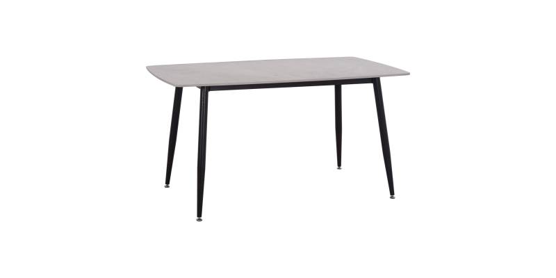 ΤΡΑΠΕΖΙ RAVEN HM18149.13 ΚΕΡΑΜΙΚΟ TOP ΜΕ ΟΨΗ ΓΚΡΙ ΜΑΡΜΑΡΟ 140x80x74Υεκ.