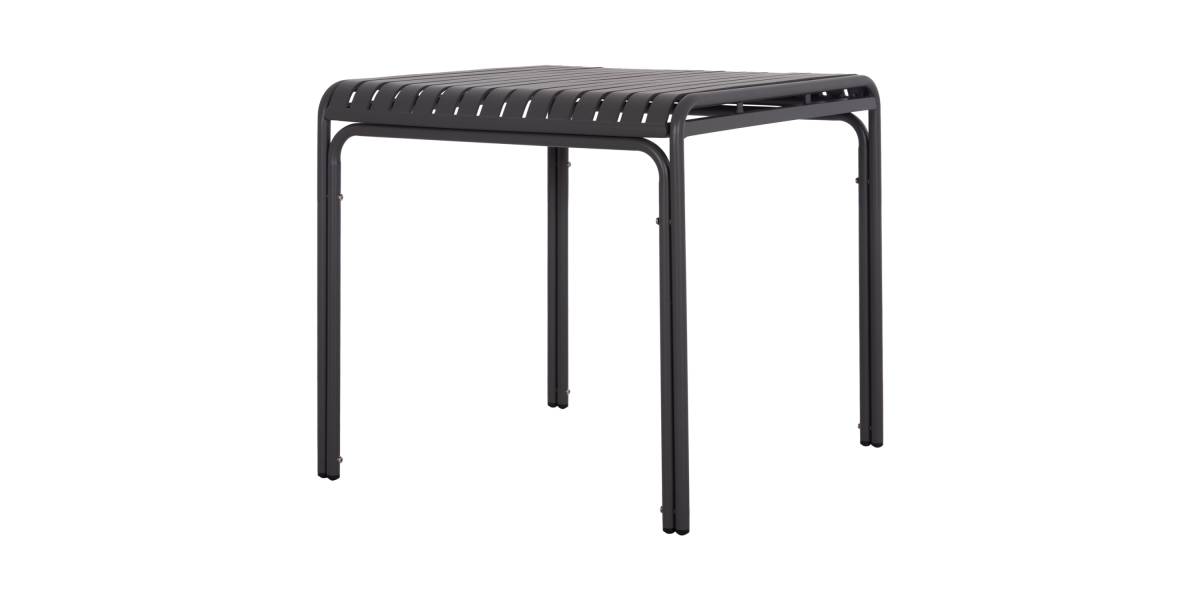 ΤΡΑΠΕΖΙ ΤΕΤΡΑΓΩΝΟ ΑΛΟΥΜΙΝΙΟΥ RACHEL HM6338.01 ΓΚΡΙ 80x80x76Υεκ.