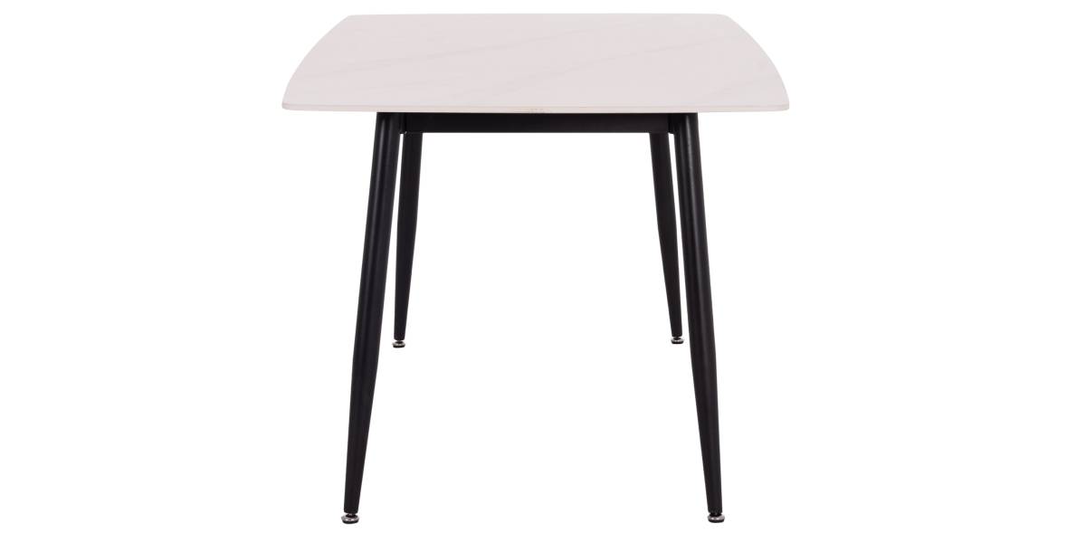 ΤΡΑΠΕΖΙ RAVEN HM18150.01 ΚΕΡΑΜΙΚΟ TOP ΜΕ ΟΨΗ ΛΕΥΚΟ ΜΑΡΜΑΡΟ 160x80x74Υεκ.