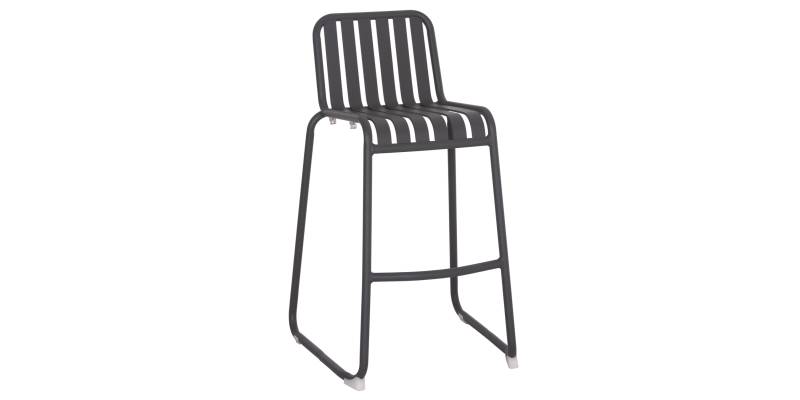 ΣΚΑΜΠΟ ΜΠΑΡ ΑΛΟΥΜΙΝΙΟΥ RACHEL HM6341.01 ΓΚΡΙ 47x56,5x98,5Υεκ.