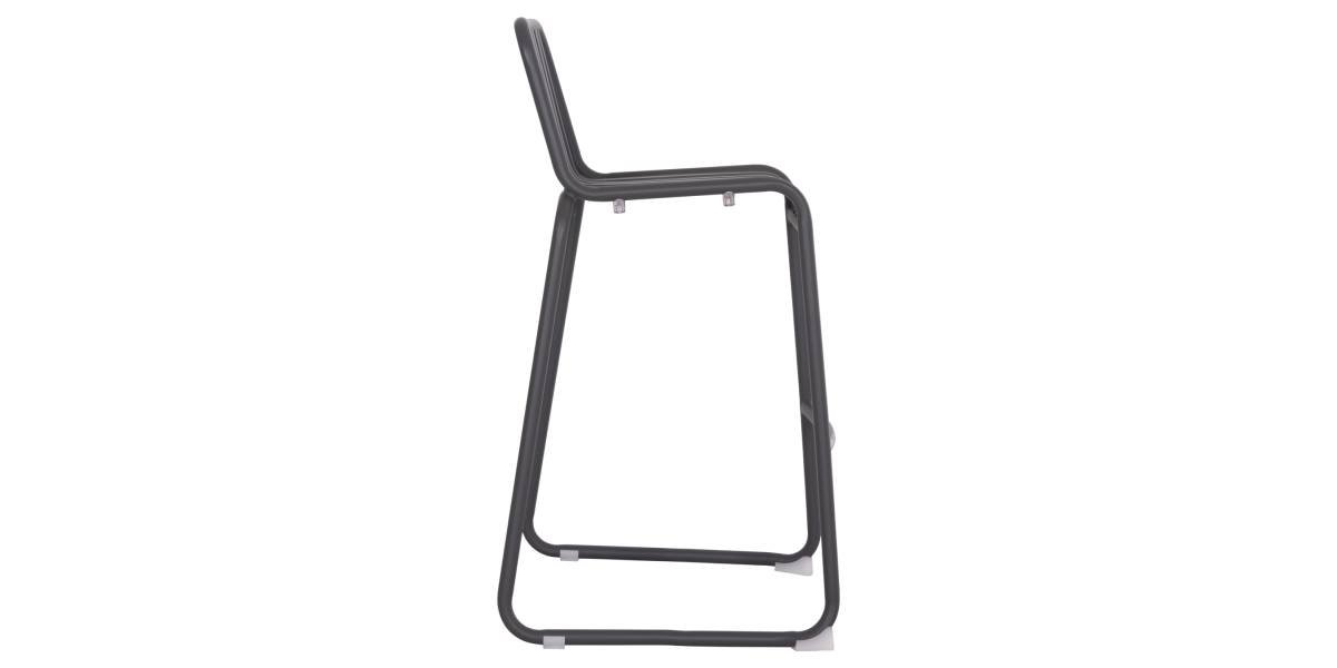 ΣΚΑΜΠΟ ΜΠΑΡ ΑΛΟΥΜΙΝΙΟΥ RACHEL HM6341.01 ΓΚΡΙ 47x56,5x98,5Υεκ.