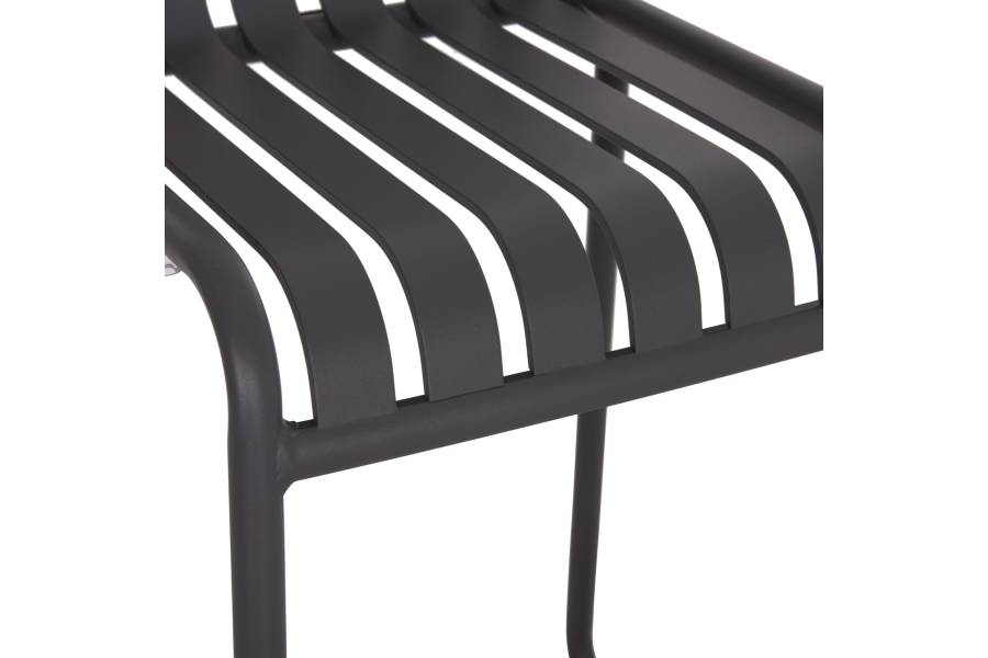 ΣΚΑΜΠΟ ΜΠΑΡ ΑΛΟΥΜΙΝΙΟΥ RACHEL HM6341.01 ΓΚΡΙ 47x56,5x98,5Υεκ.