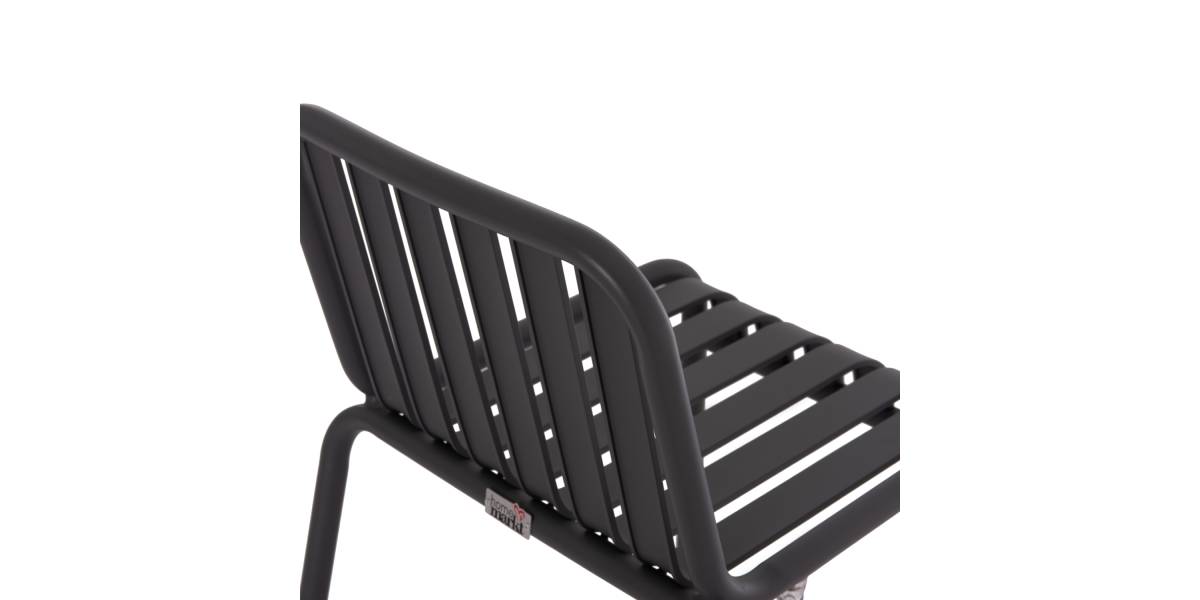 ΣΚΑΜΠΟ ΜΠΑΡ ΑΛΟΥΜΙΝΙΟΥ RACHEL HM6341.01 ΓΚΡΙ 47x56,5x98,5Υεκ.